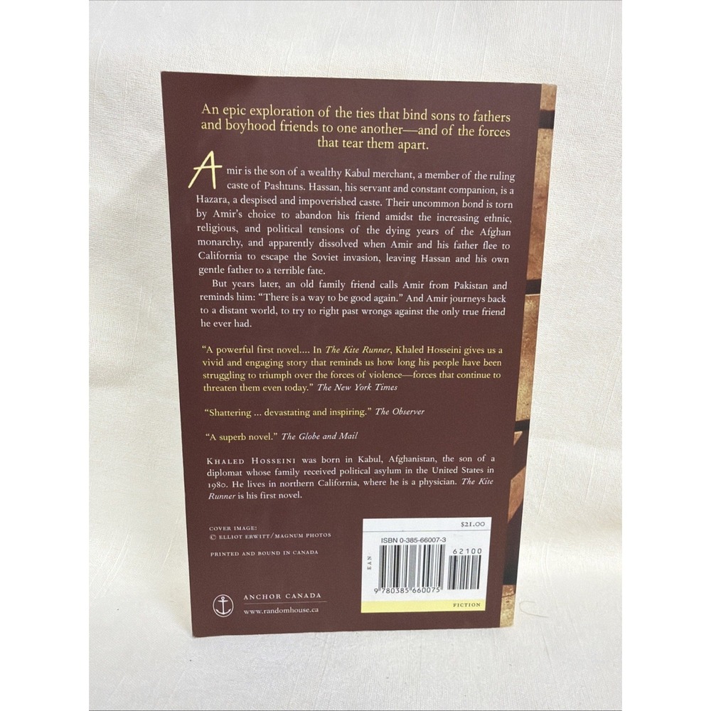 The Kite Runner - Paperback By Hosseini, Khaled - VERY GOOD - Picture 2 of 4